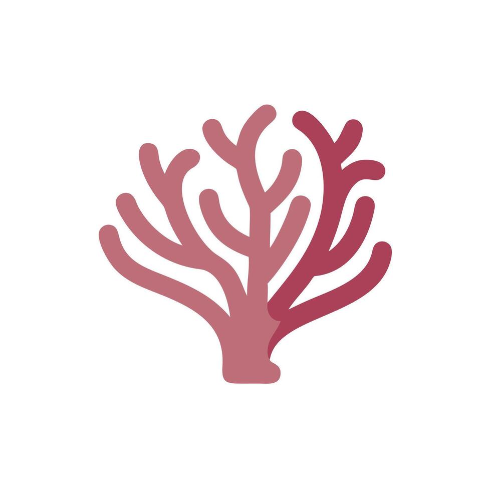 A coral icon on a white background vector