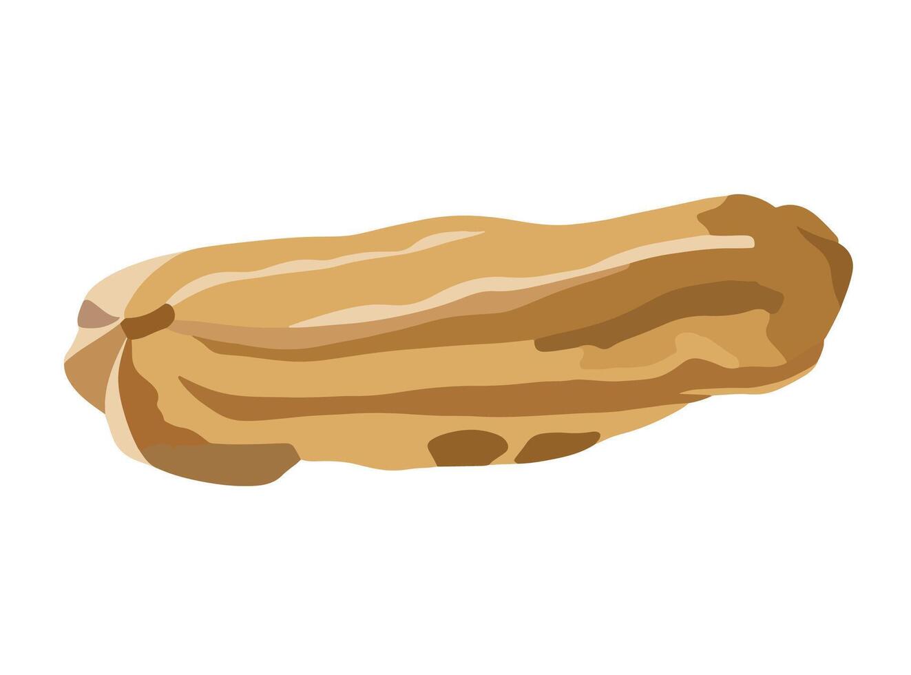 illustration of a custard cake on a white background. vector