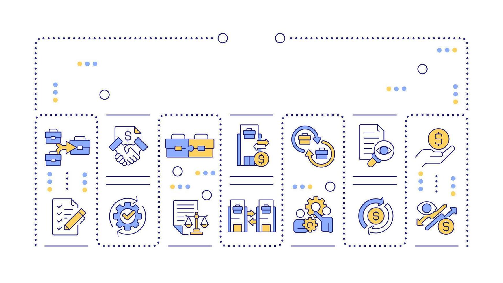 Intercompany accounting word concept isolated on white. Financial activity between entities. Creative illustration banner surrounded by editable line colorful icons vector