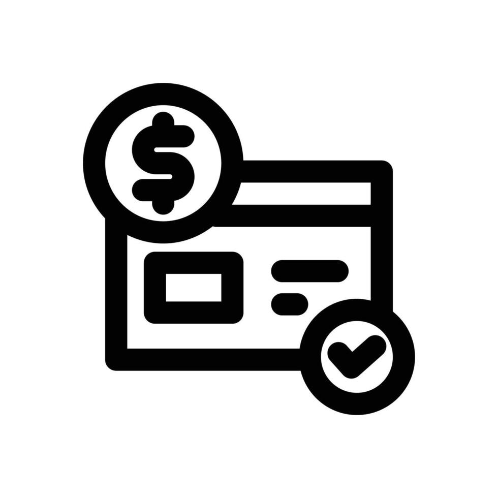 payment gateway line icon. Clean and minimalist icon for websites and mobile apps. vector