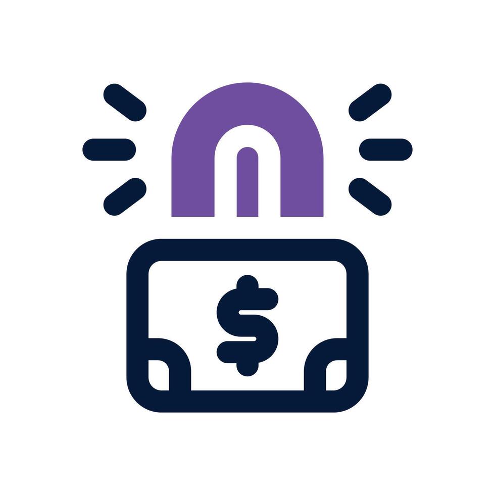 locked dual tone icon. Sleek and modern icon for websites and mobile apps. vector
