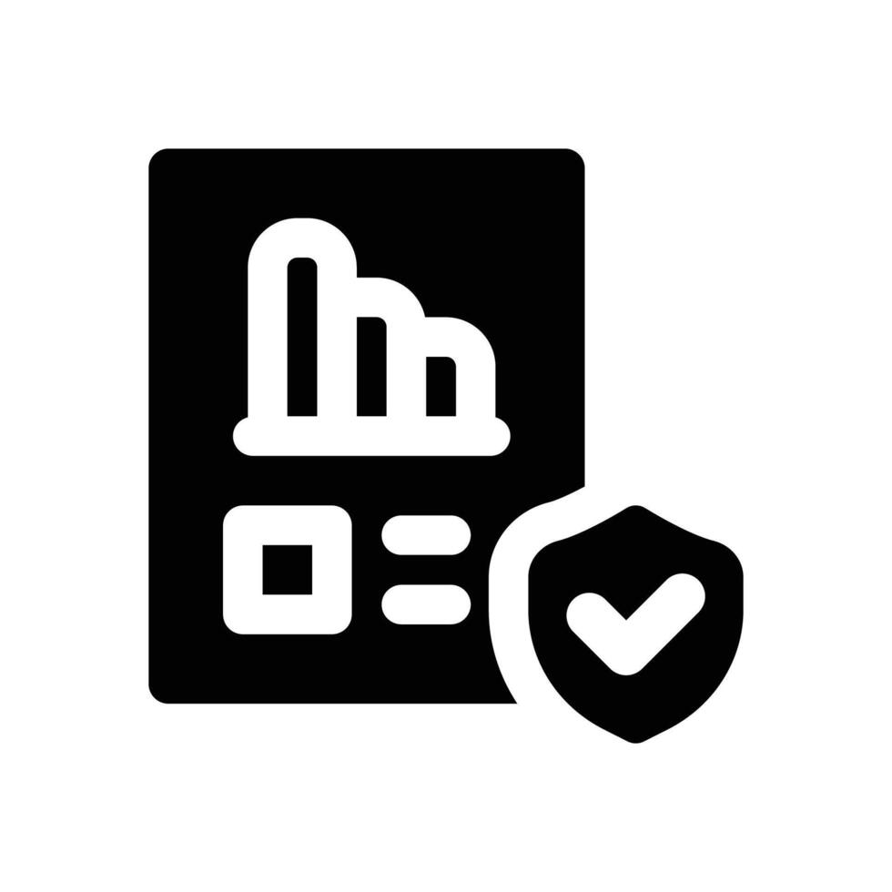 planning strategy glyph icon. Strong and solid icon for websites and mobile apps. vector