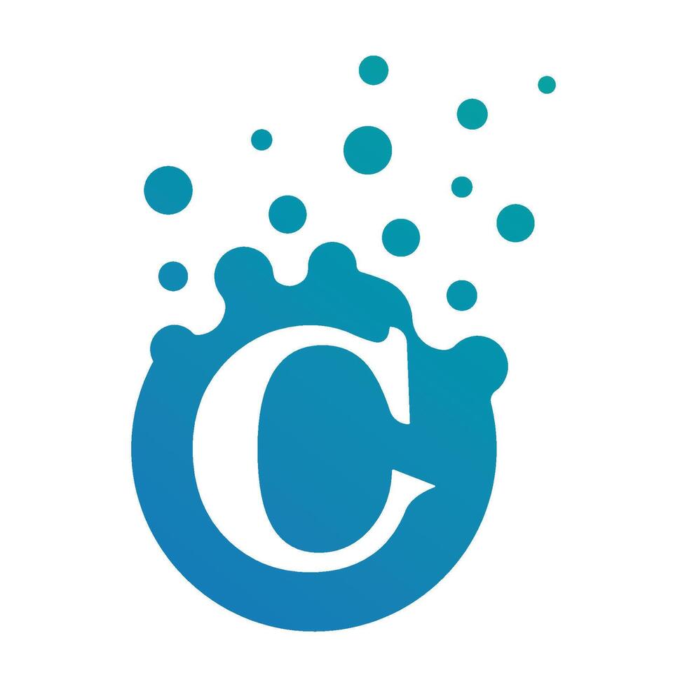 Letter C logo design vector