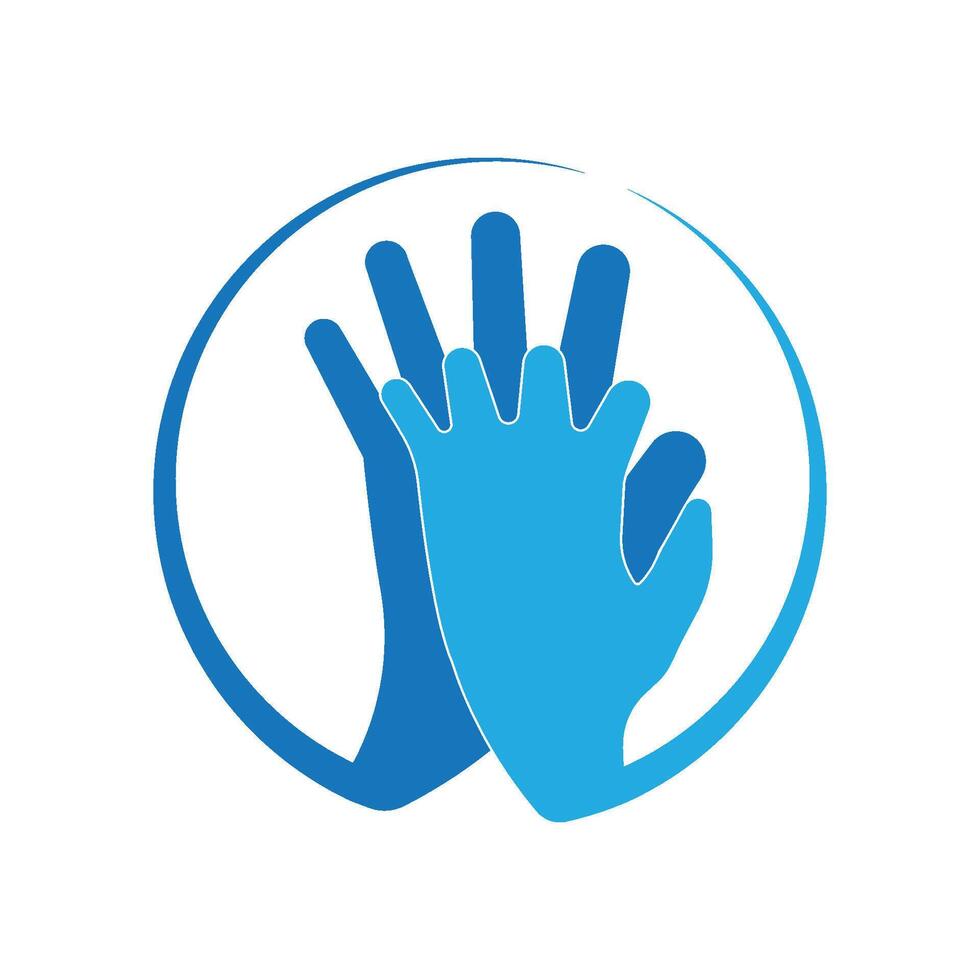 Hand Shake logo icon template vector