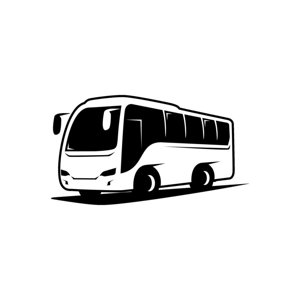 bus logo icon illustration vector