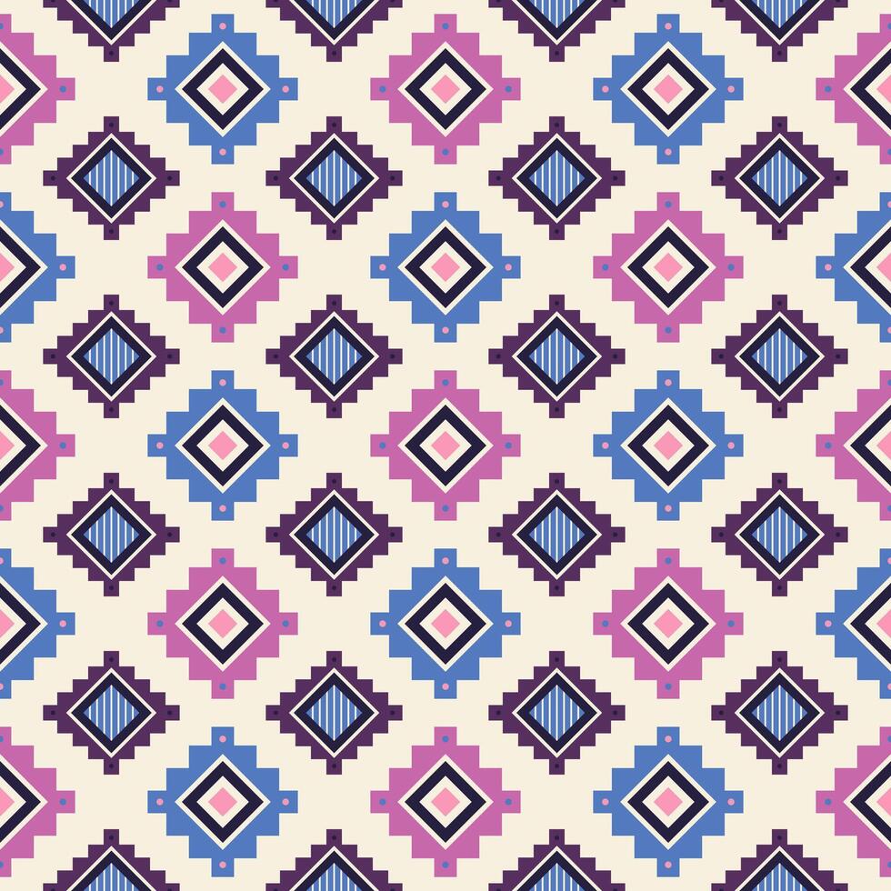 Tribal striped seamless pattern. Aztec geometric background, can be used in textile design, web design for making of clothes vector