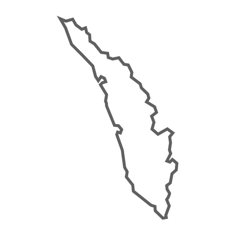 Goias State of Brazil map vector