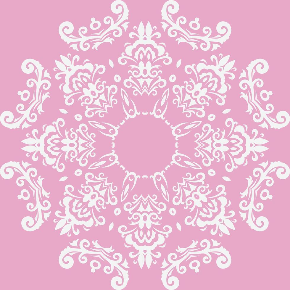 Damask Fabric Patterns Printing Industry Islamic Geometric Patterns Download Folk Embroidery, Aztec Ornament Print. Design for Carpet, Wallpaper, Clothing, Wrapping, Fabric vector