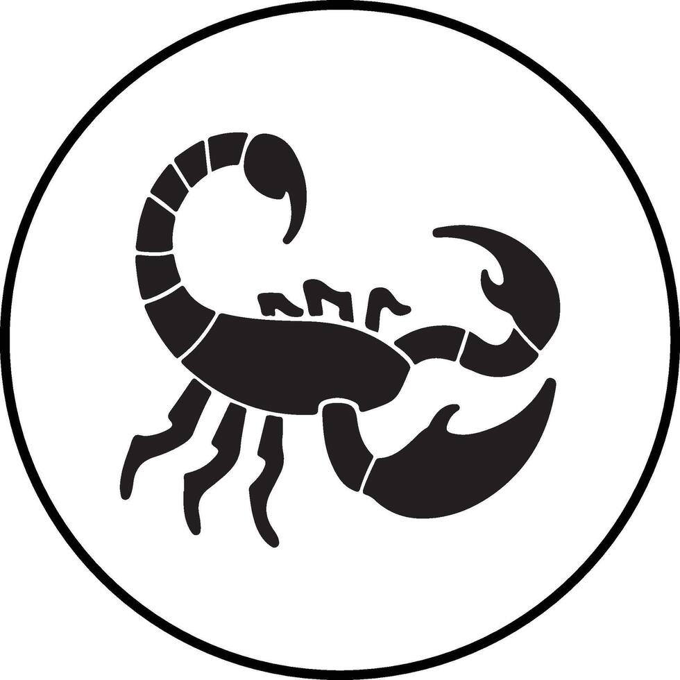 Scorpion Icon, Sharp Detailed Art for Branding And Logo Designs EPS 10 vector