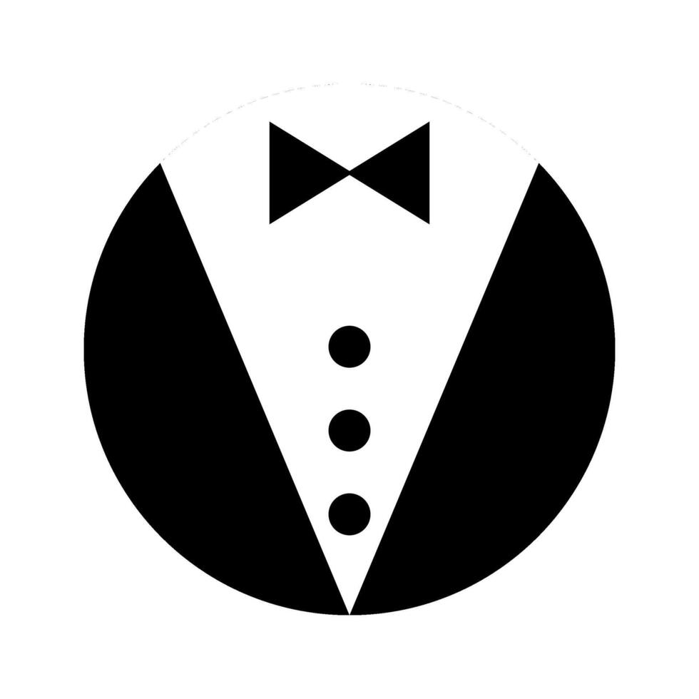 Butler icon design on white background. vector
