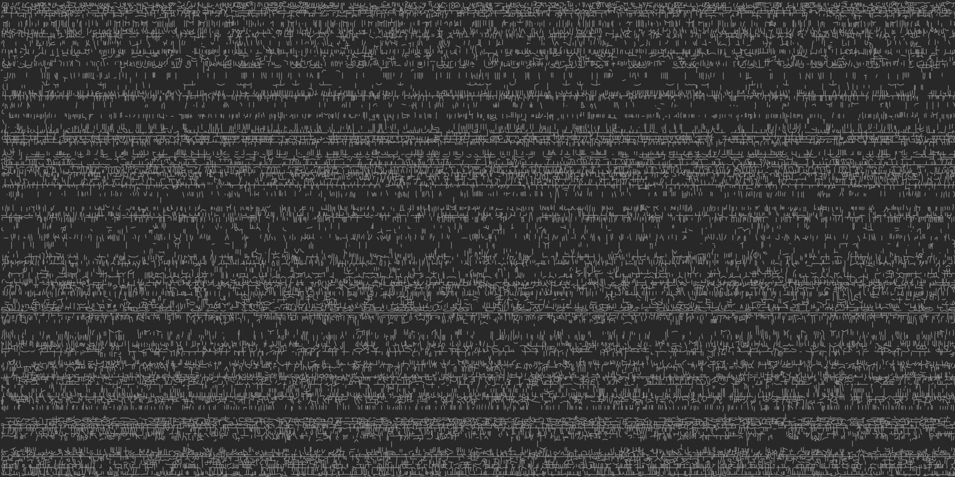 Screen noise interference isolated on dark background. Looped animation. Retro technology. 90s TV Overlay of Scan Lines VHS effect. illustration vector