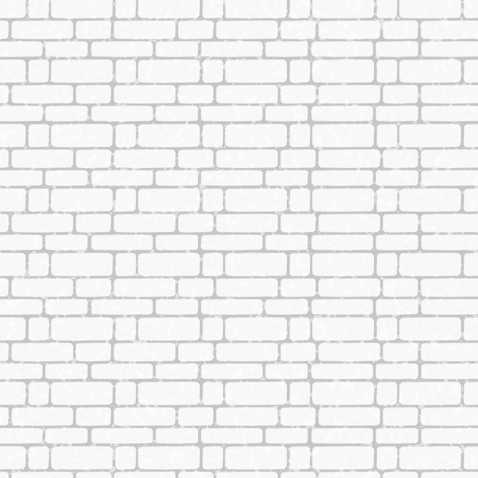 white Bricks wall background texture vector