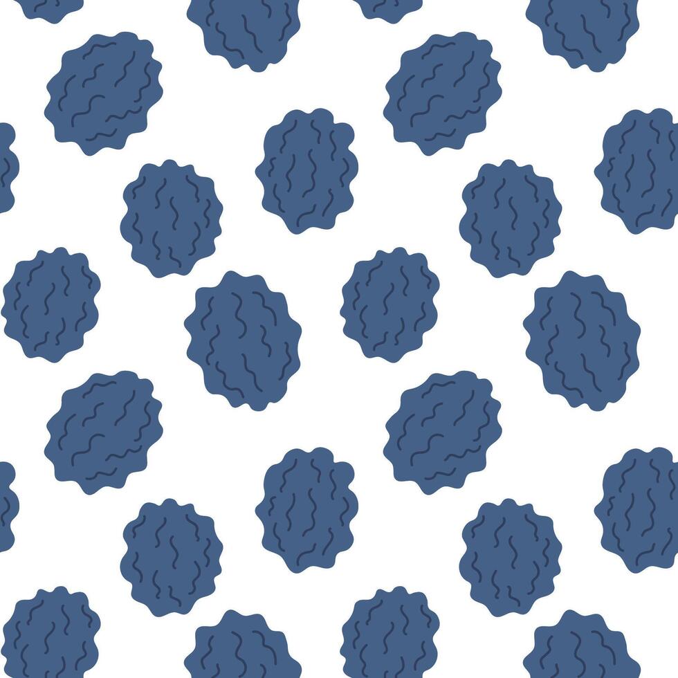 Repeating background with Prunes. Seamless pattern with dried plum fruits for packaging, wrapping, textile, print, template, card. Decorative ornament. Drawn food illustration vector
