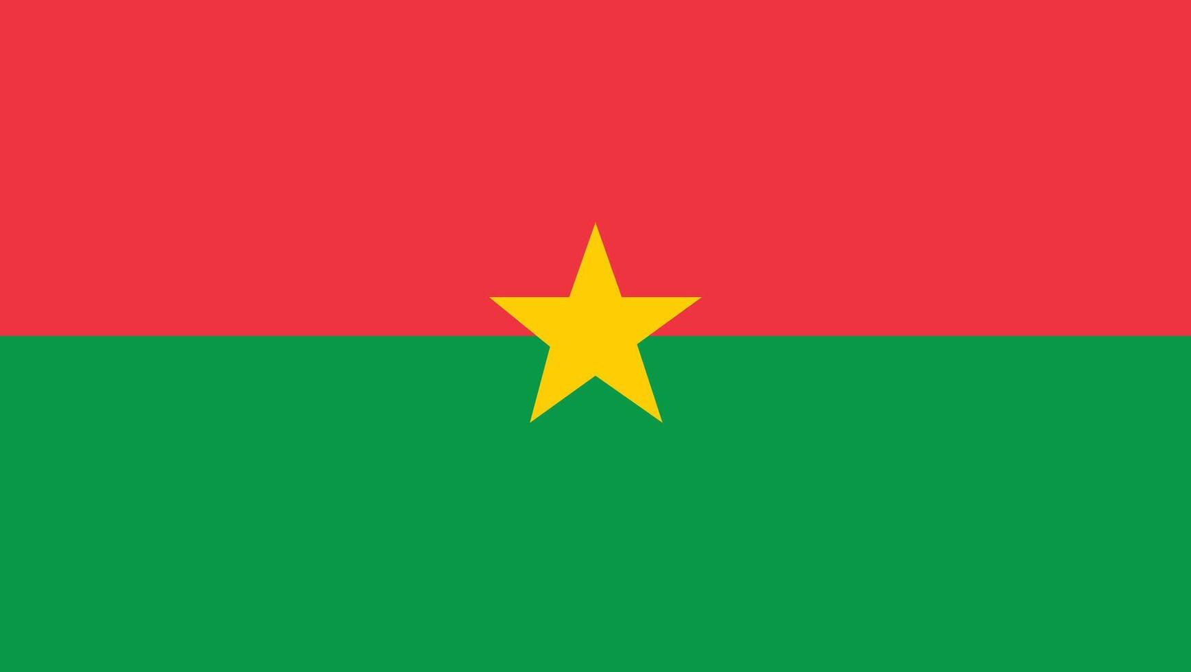 Burkina Faso flag stock image. vector