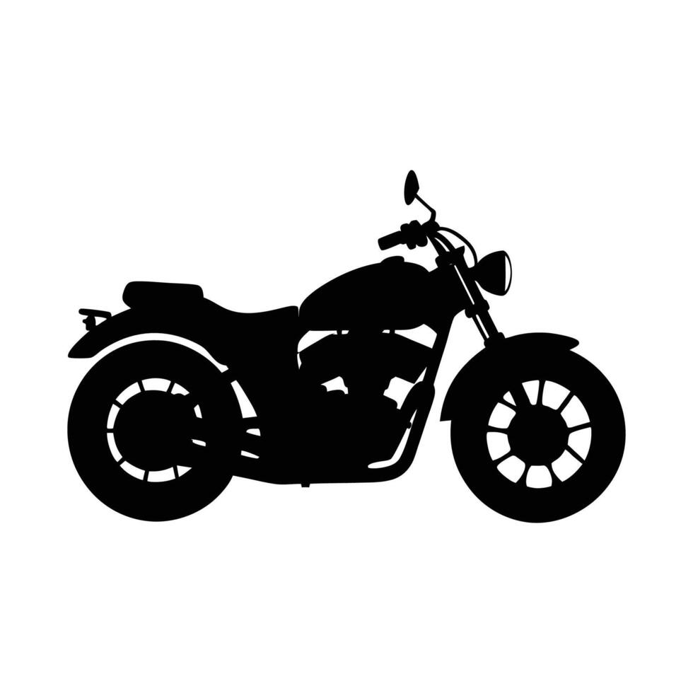 Motorbike , Black Motorcycle Motorcycle Design, Black Motorbike, Motorcycle, Motorcycle Icon, Bike Silhouette vector