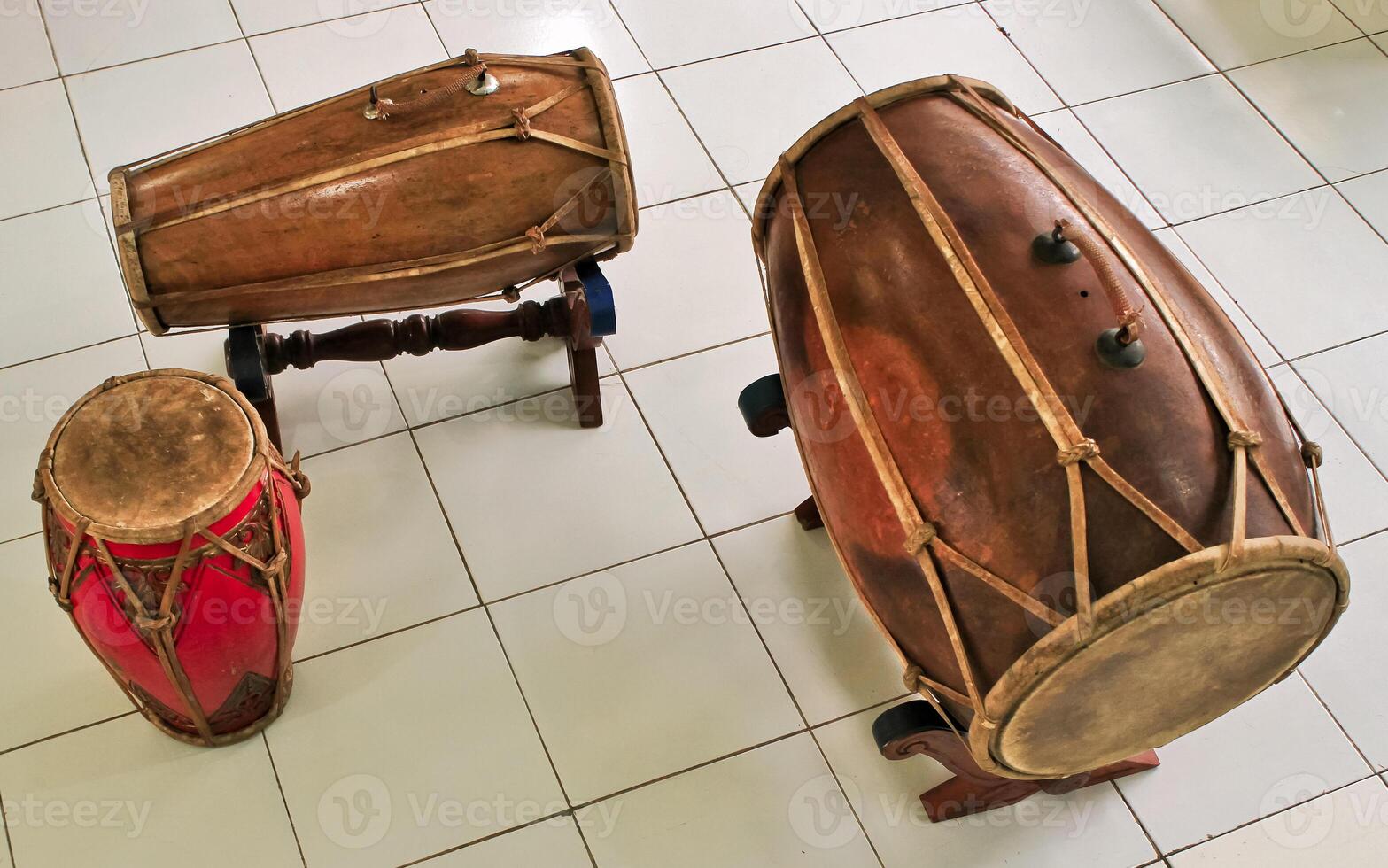 Gamelan is traditional musical instrument from Java. Kendang is a part of gamelan. gamelan kendang made of wood and animal skin. Gamelan is part of Indonesian culture photo