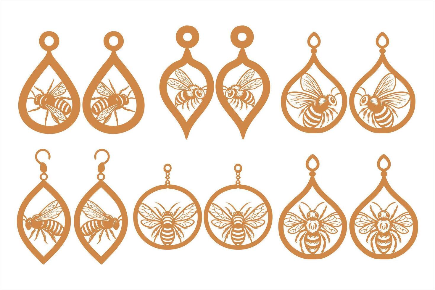 The Buzz Behind Bumble Bee Earrings vector