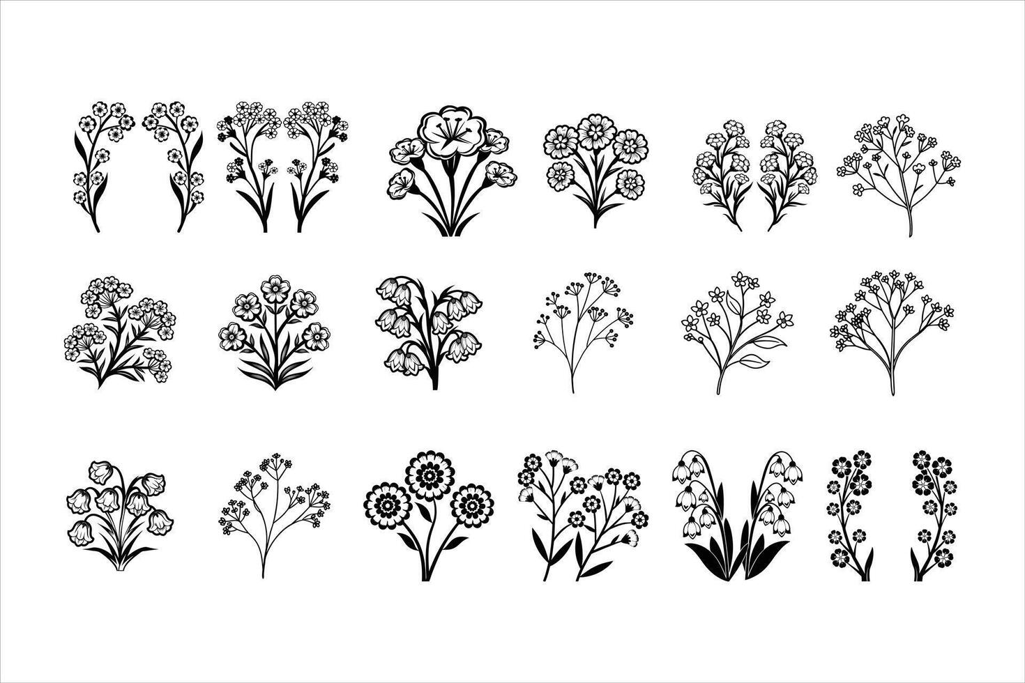 How to Incorporate Baby Breath Into Wedding Bouquets vector