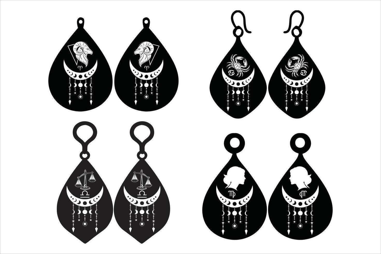 The Best Zodiac Sign Earrings for Every Style vector