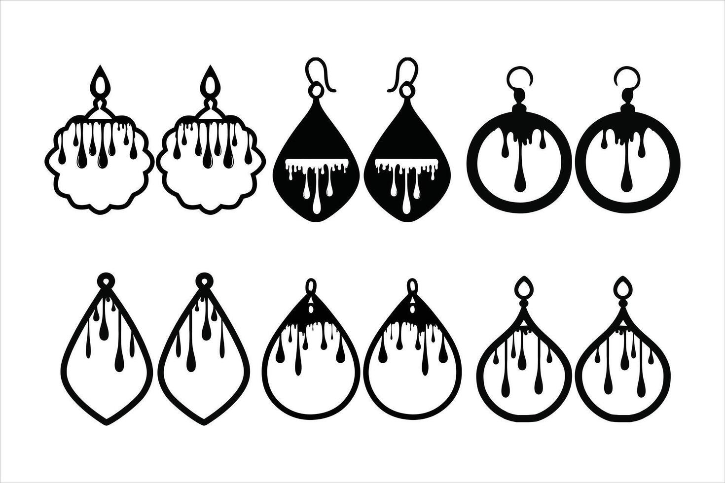 How to Rock Paint Drip Earrings with Any Outfit vector