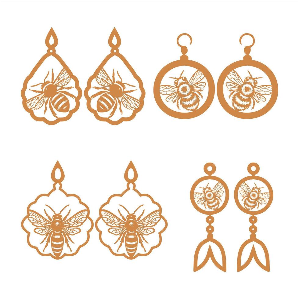 Buzzing Into Fashion with Bumble Bee Earrings vector