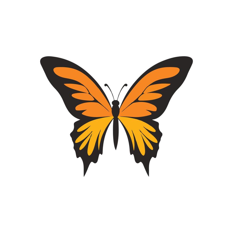 Butterfly Clipart and Icon vector
