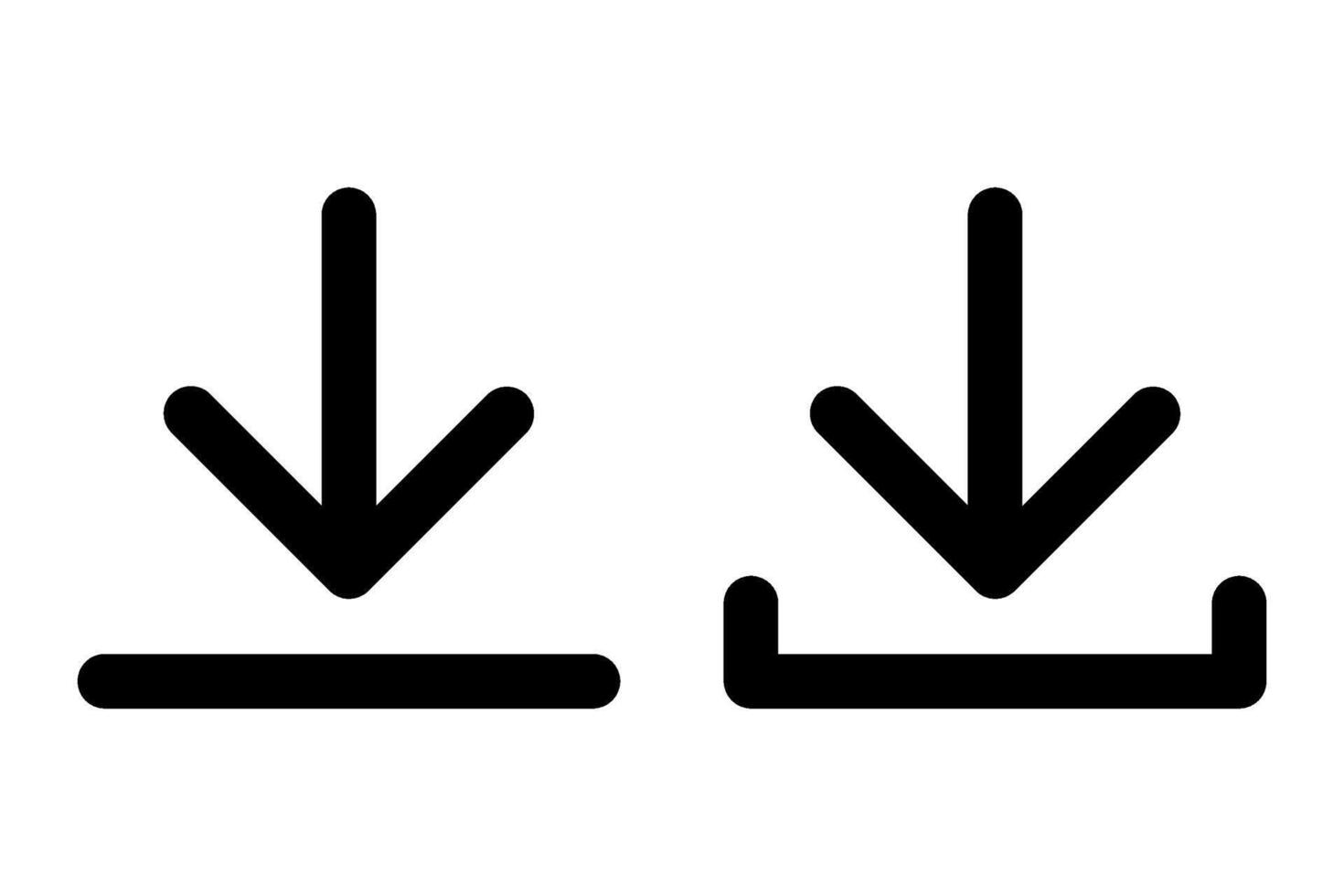 Download icons simple design vector