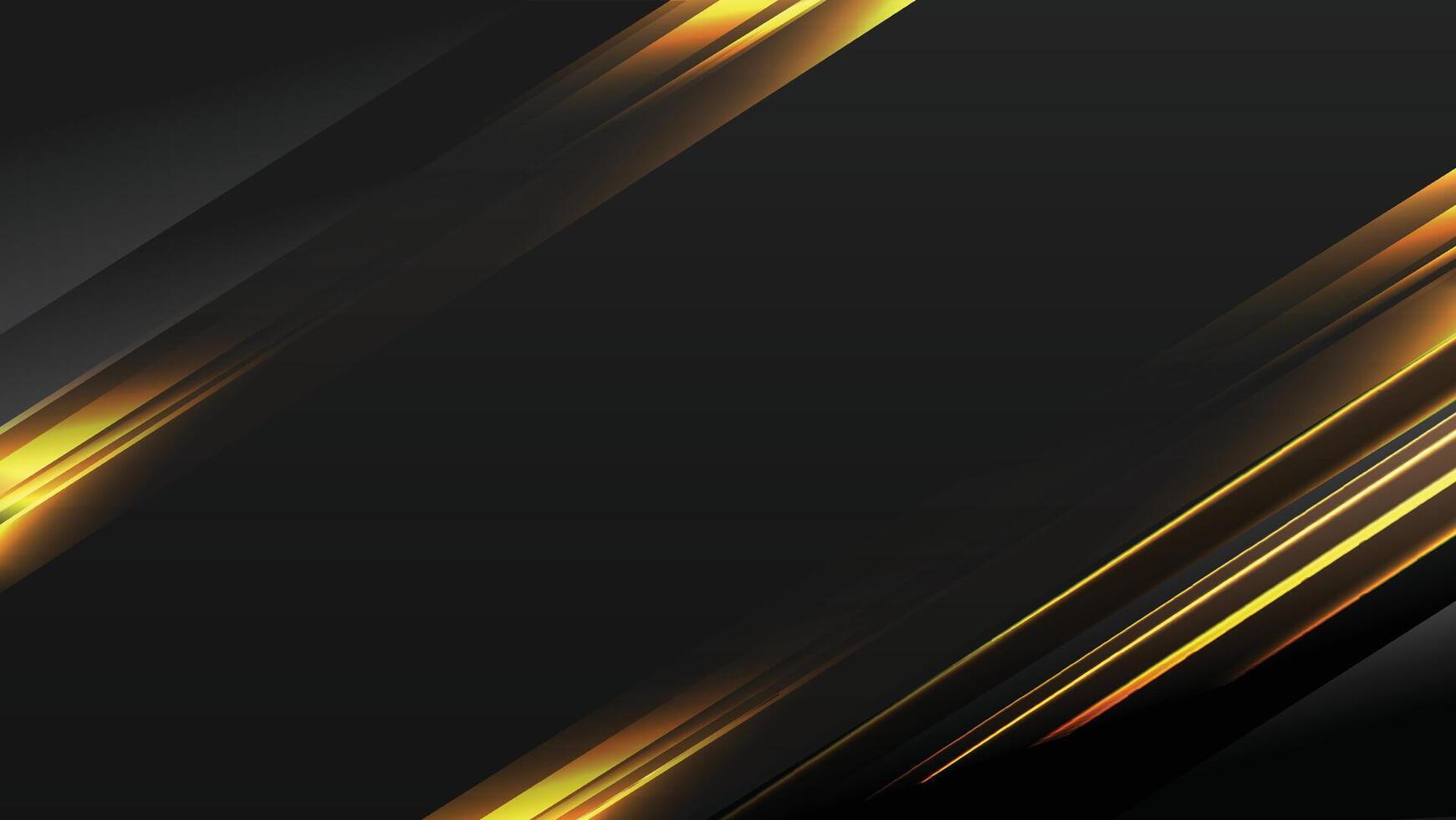 Abstract golden and black lines background stock illustration vector