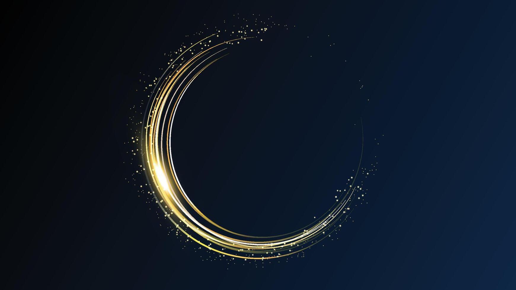 The tornado of light with sparkling lines. stock illustration vector