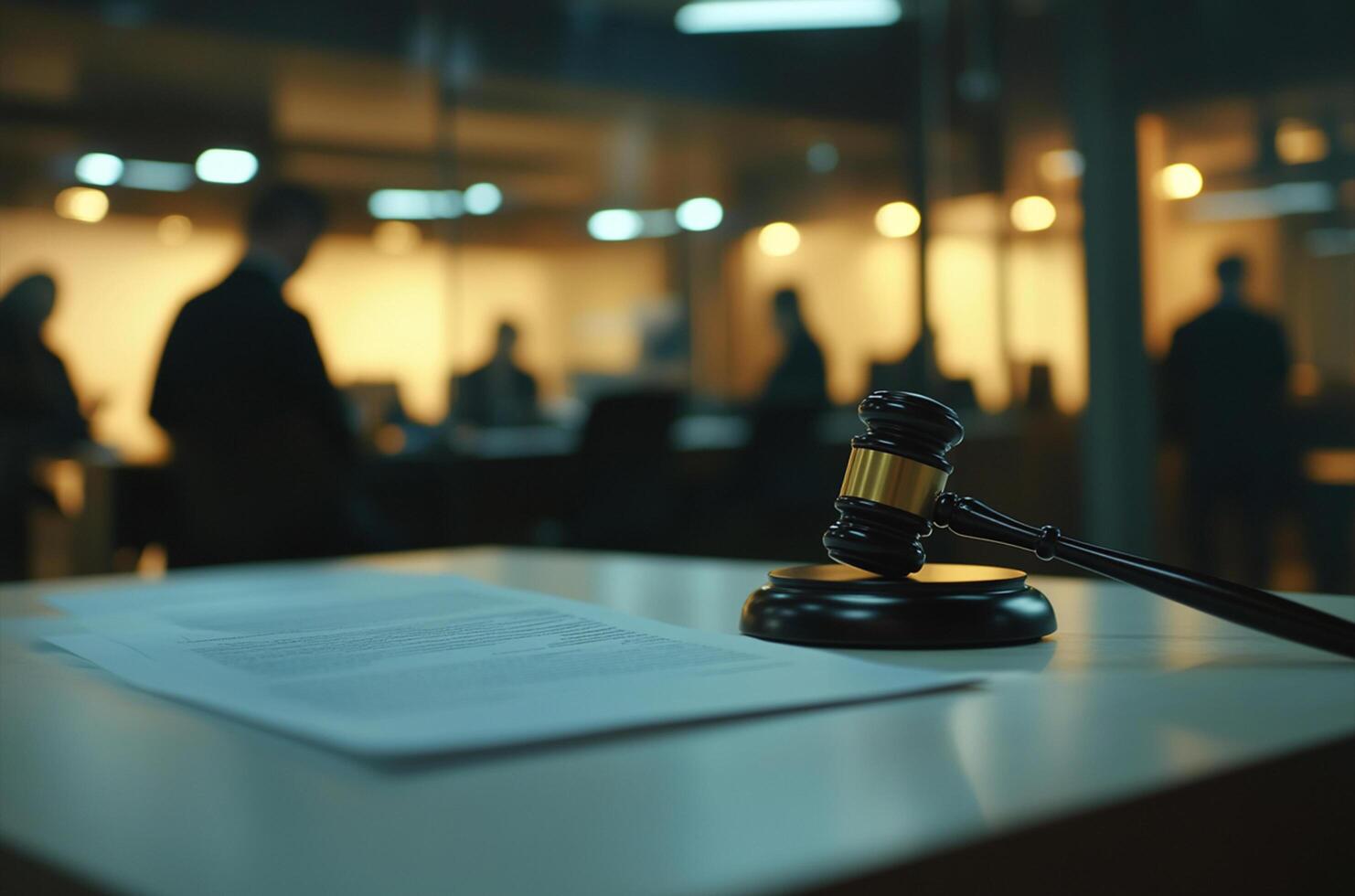 Gavel, Legal Documents of Attorney's office background photo