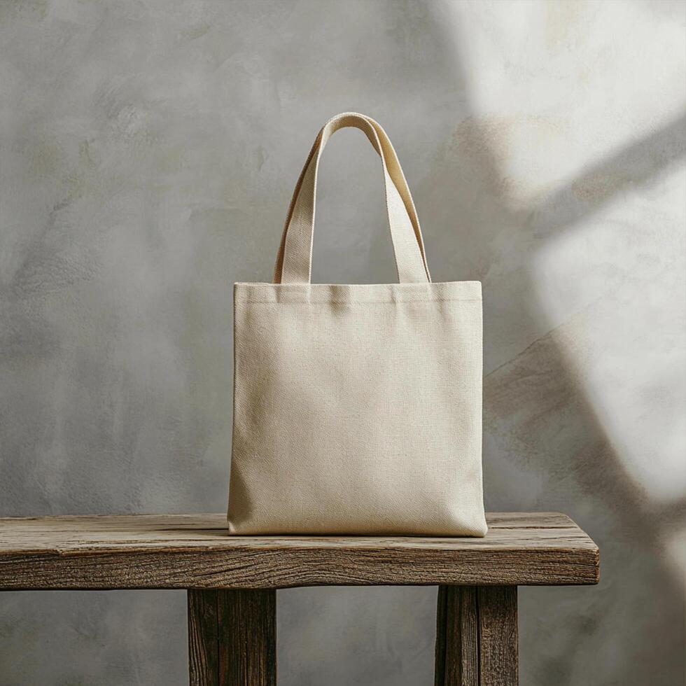 Modern AI-Created Shopping Tote photo