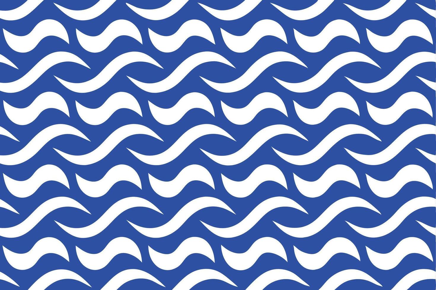 Dynamic Blue Backdrop with White Waves Pattern Seamless Abstract Sea Water design vector