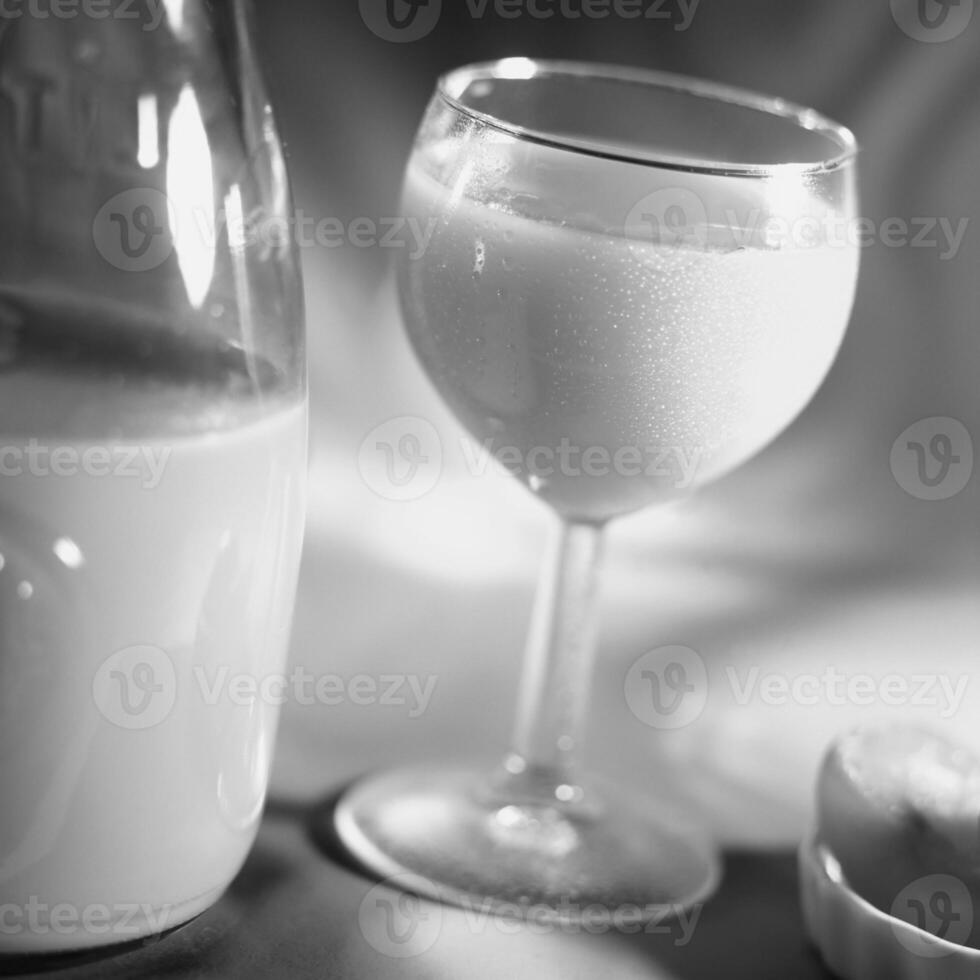Peach juice close view background creative background photo