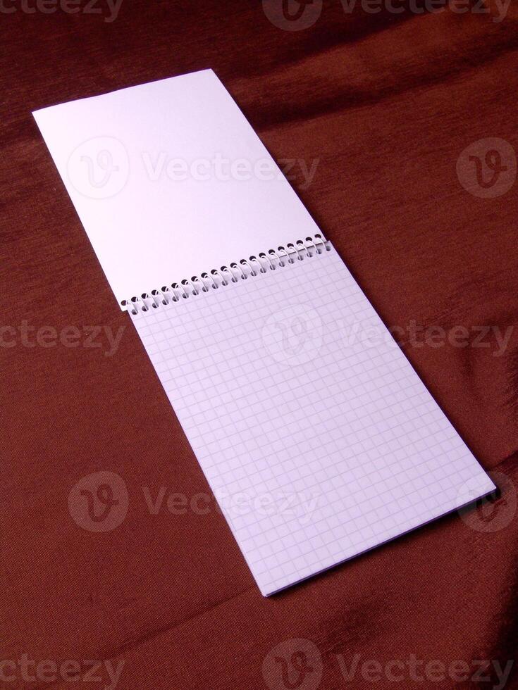 Empty notebook background creative background photo
