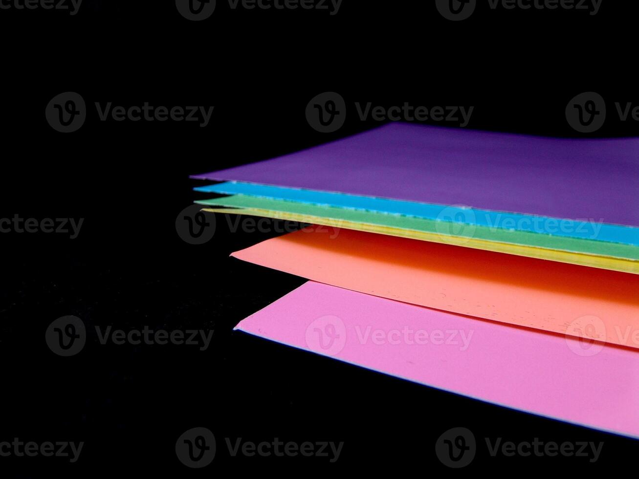 Paper for notes close view background, office supplies creative design photo