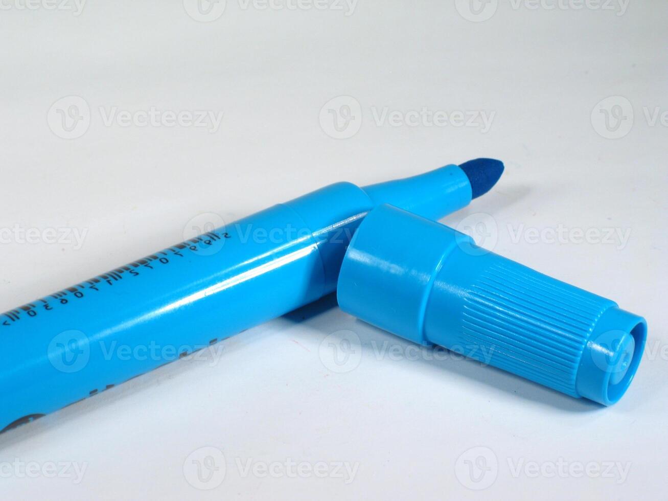 Colorful Marker for Drawing and Writing on White Background creative background photo