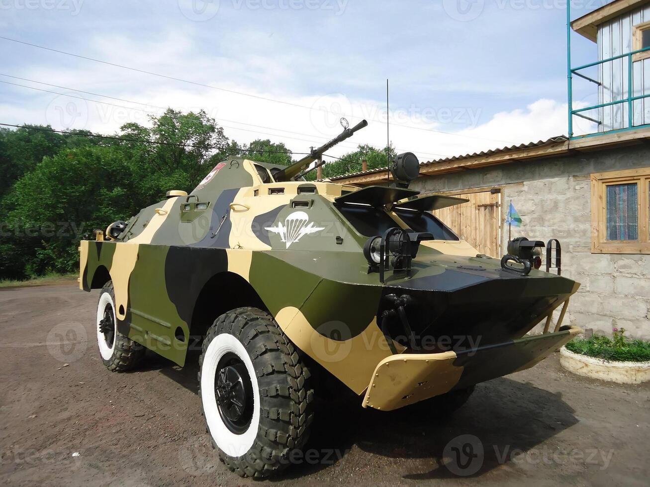 Reconnaissance armored vehicle camouflage photo