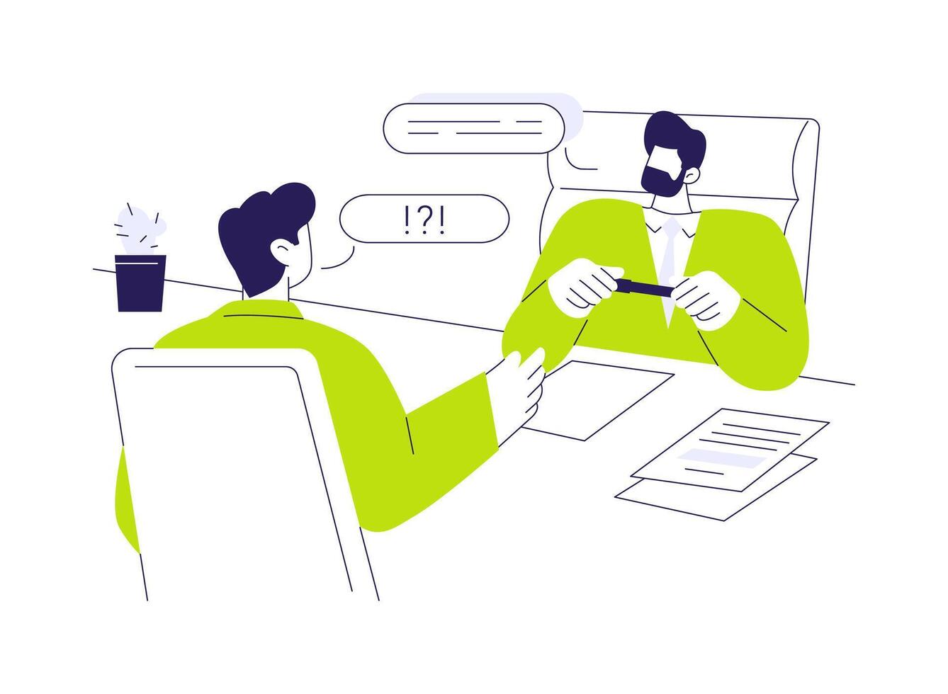 Respond to citizen complaints abstract concept illustration. vector