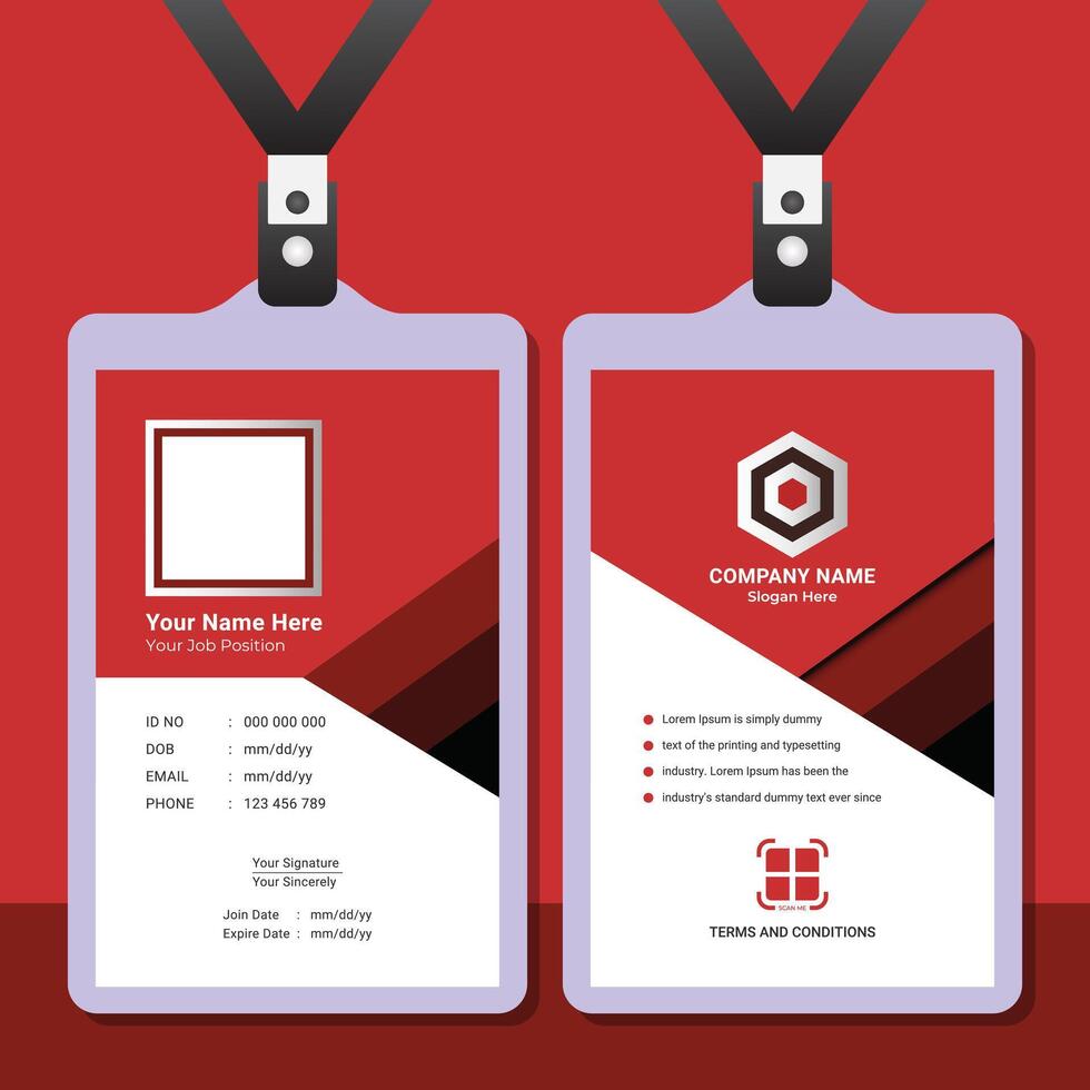 Professional Corporate Business Card Design vector