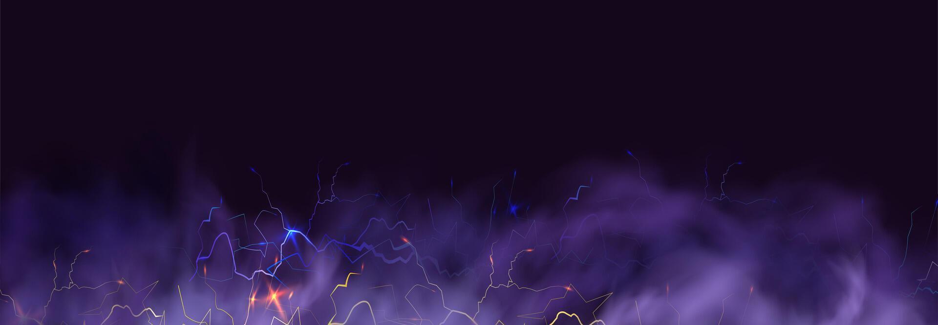 A purple background with a lot of lights vector