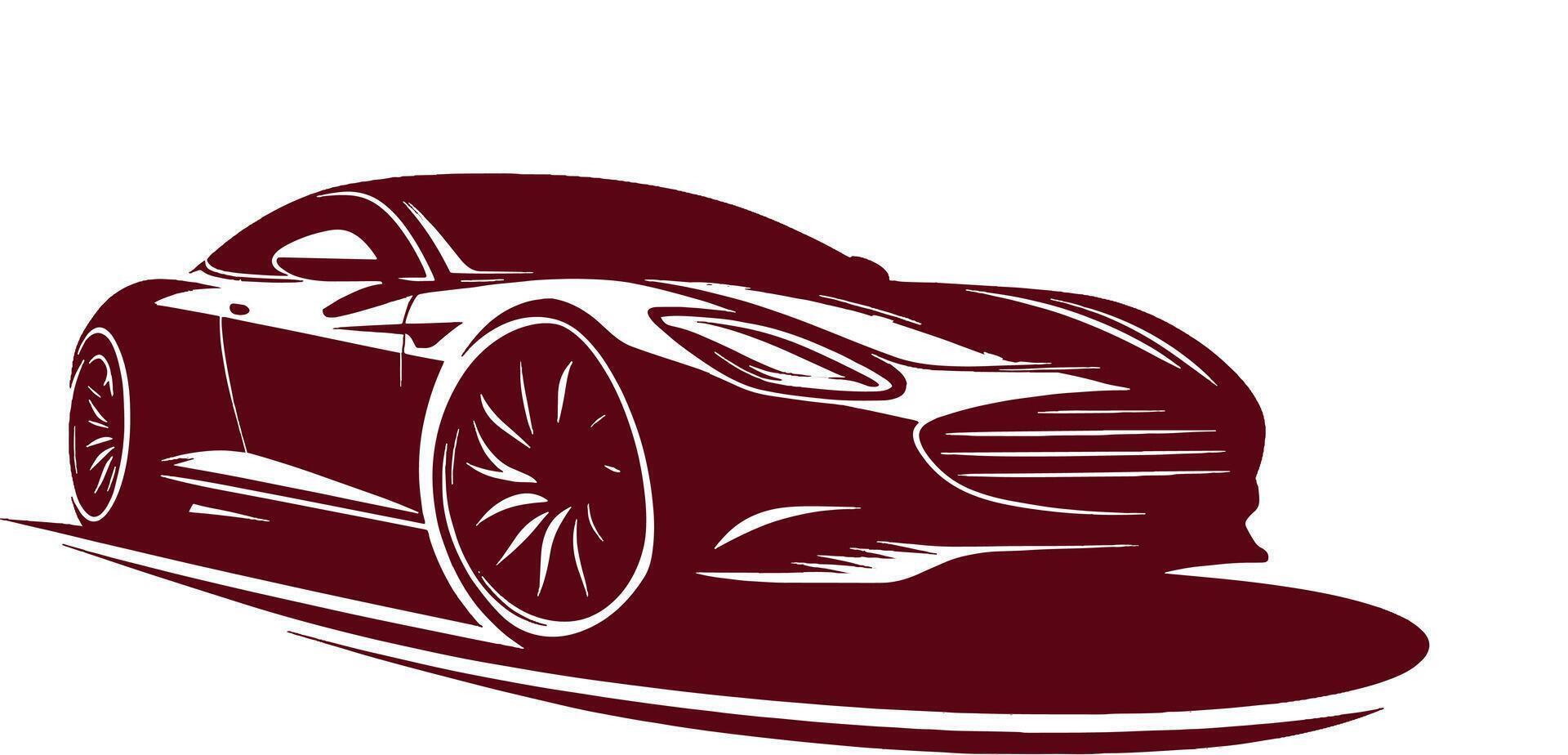 Car icon on a white background vector