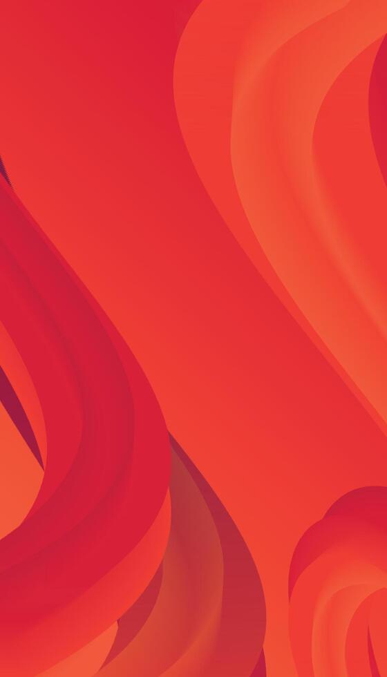 Background potrait abstract red and orange modern vector