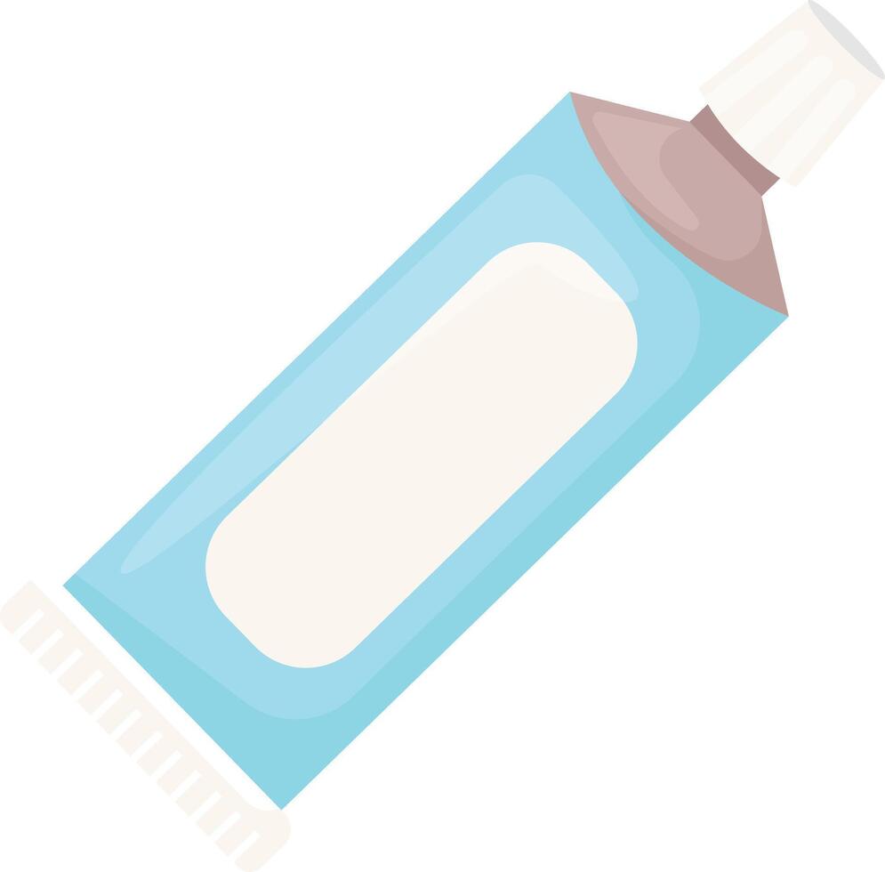 Light Blue Toothpaste vector