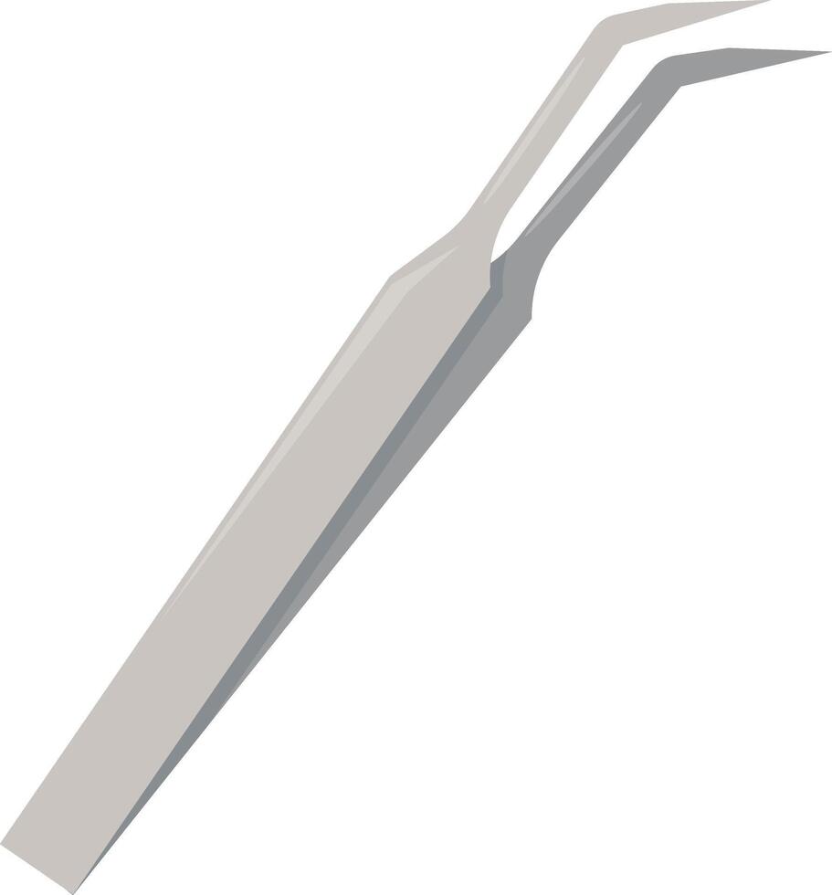 Steel Medical Tweezers vector