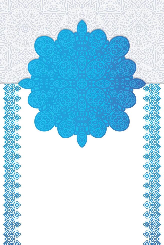 Colorful decorative mandala pattern banner concept vector