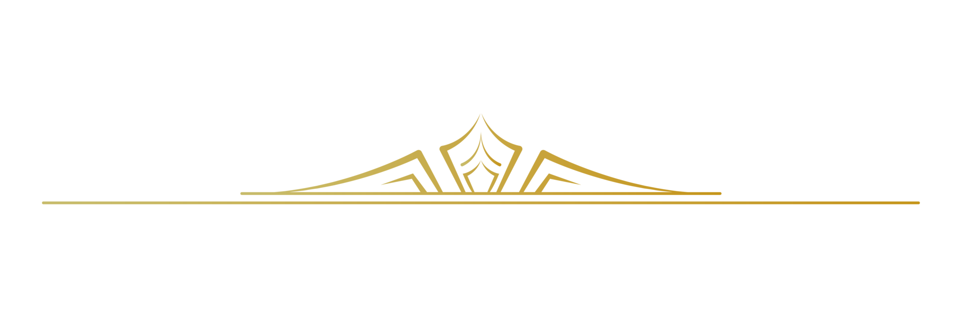 Luxury golden page divider png