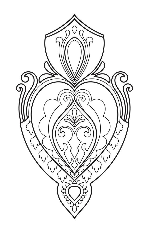Geometric waves for designs, rugs, and ornamental patterns. vector