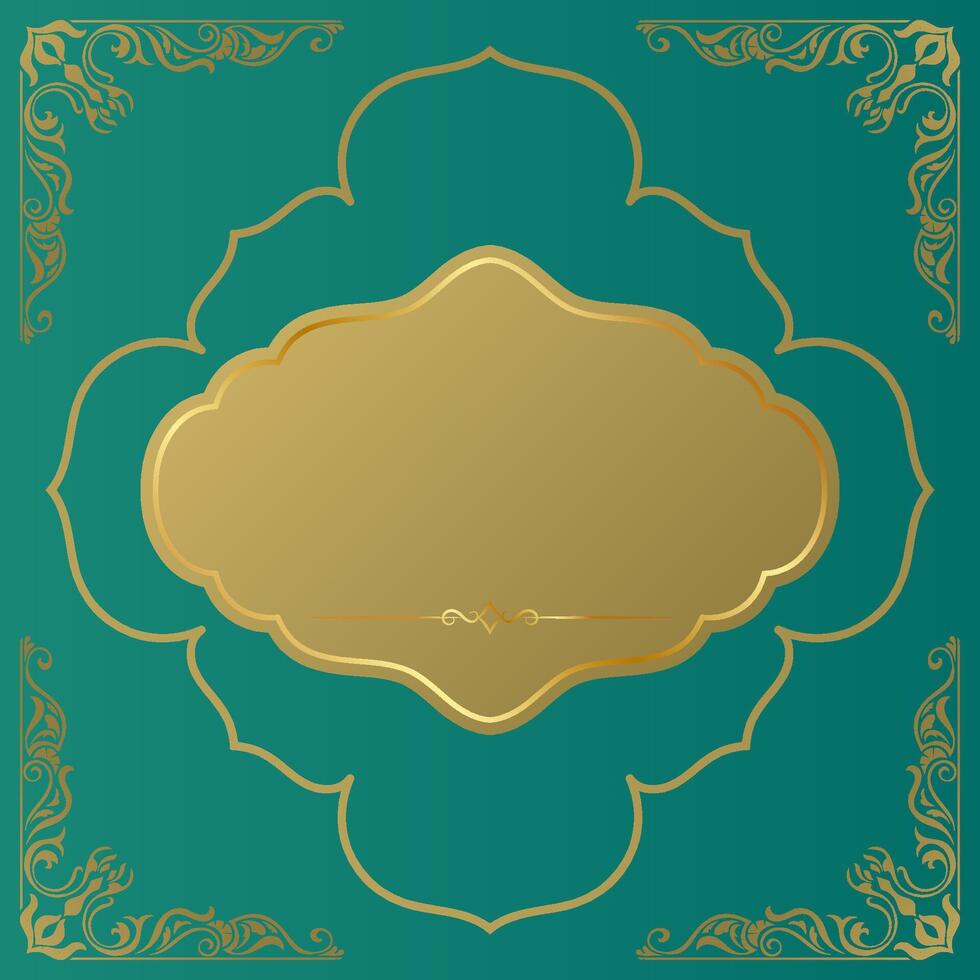 Silver frame, ornate border, invitation card vector