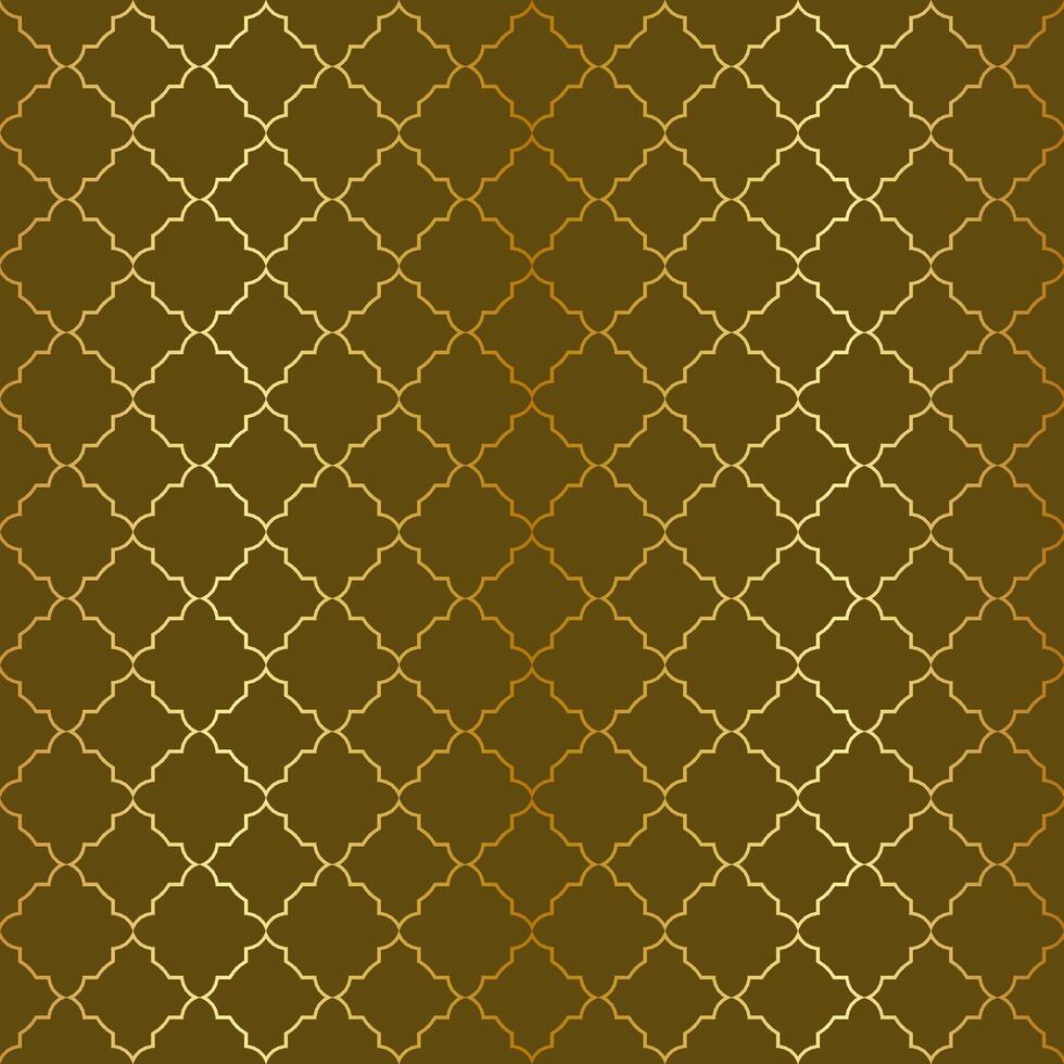 Elegant Gold Motif, Timeless Seamless Pattern for Decoration vector