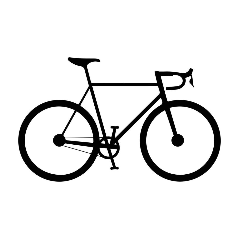 Cycle Silhouette Graphic Design. vector